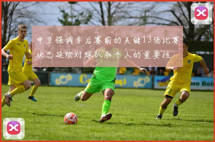 申京强调季后赛前的关键13场比赛状态延续对球队和个人的重要性